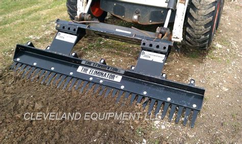 what is a skid steer eliminator rake|loegering eliminator landscape rake.